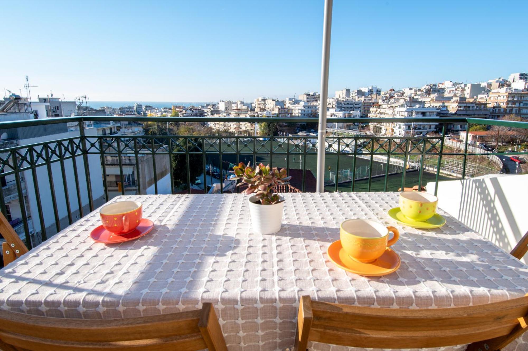 סלוניקי Sunset Rooftop Apartment מראה חיצוני תמונה